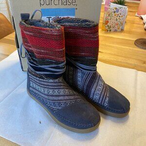 TOMS Nepal Boot - Mixed Woven - Women's Size 6 NWT